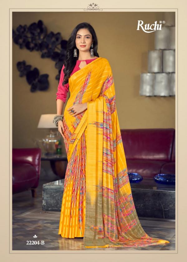 Ruchi Vartika Silk 2nd Casual Wear Satin Silk Saree Collection